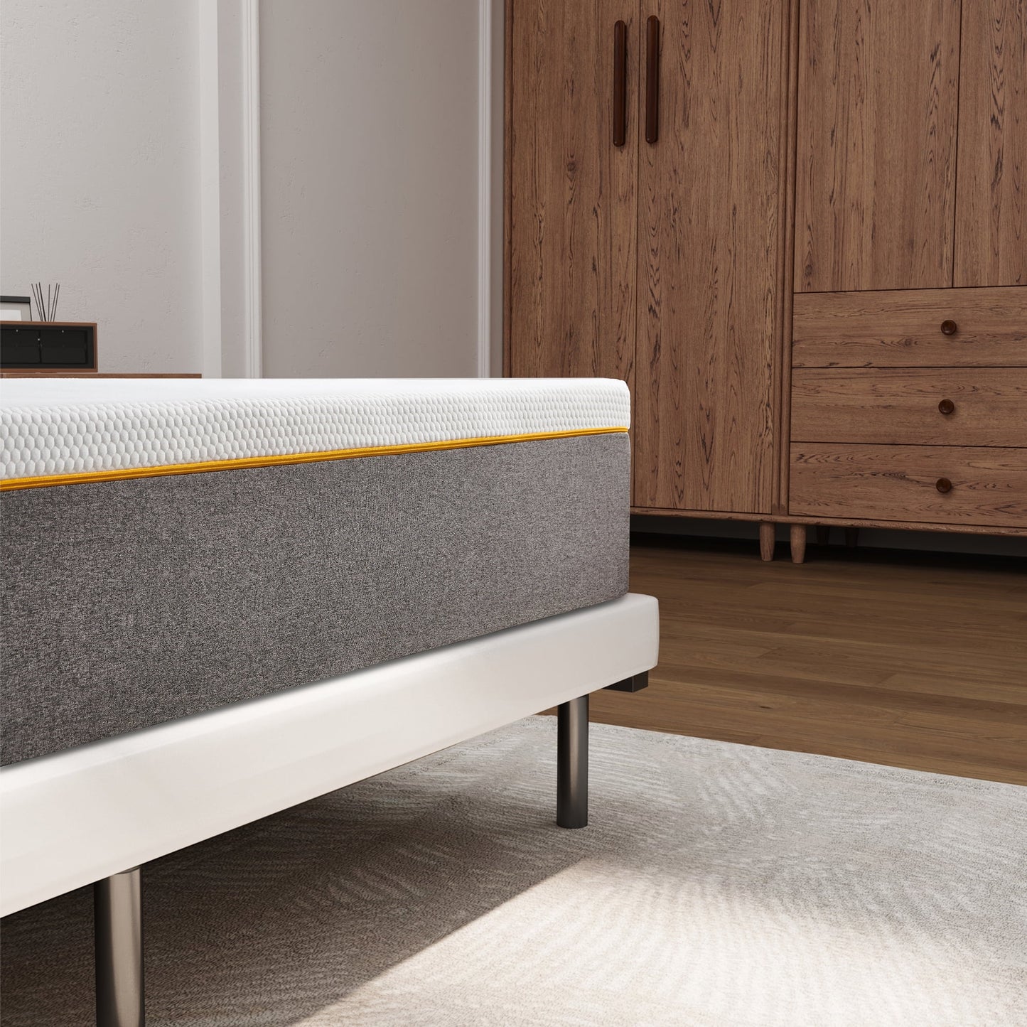 10'' Full Size Mattress, JIAVA Soft Memory Foam Mattress in a Box, King - KFT