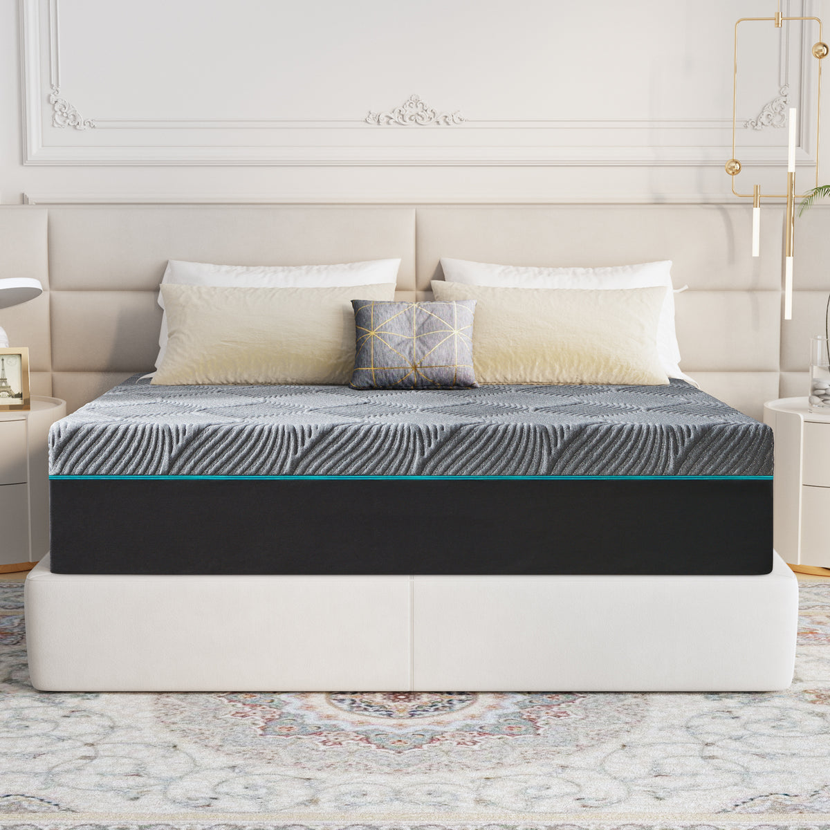 King Size Mattress JIAVA 12" Soft Memory Foam Mattress in a Box