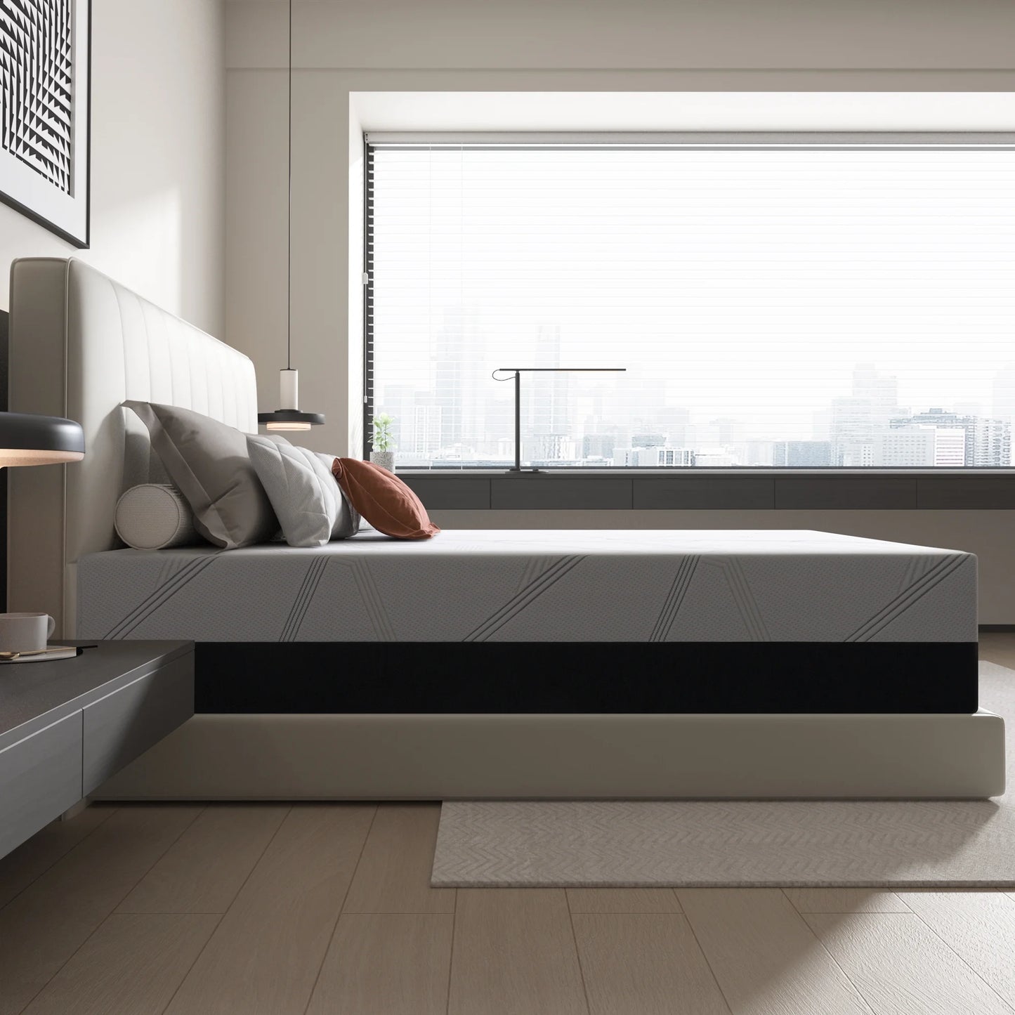 Twin Mattress, ZETDIY 10" Medium Gel Memory Foam Mattress in a Box, Made in USA