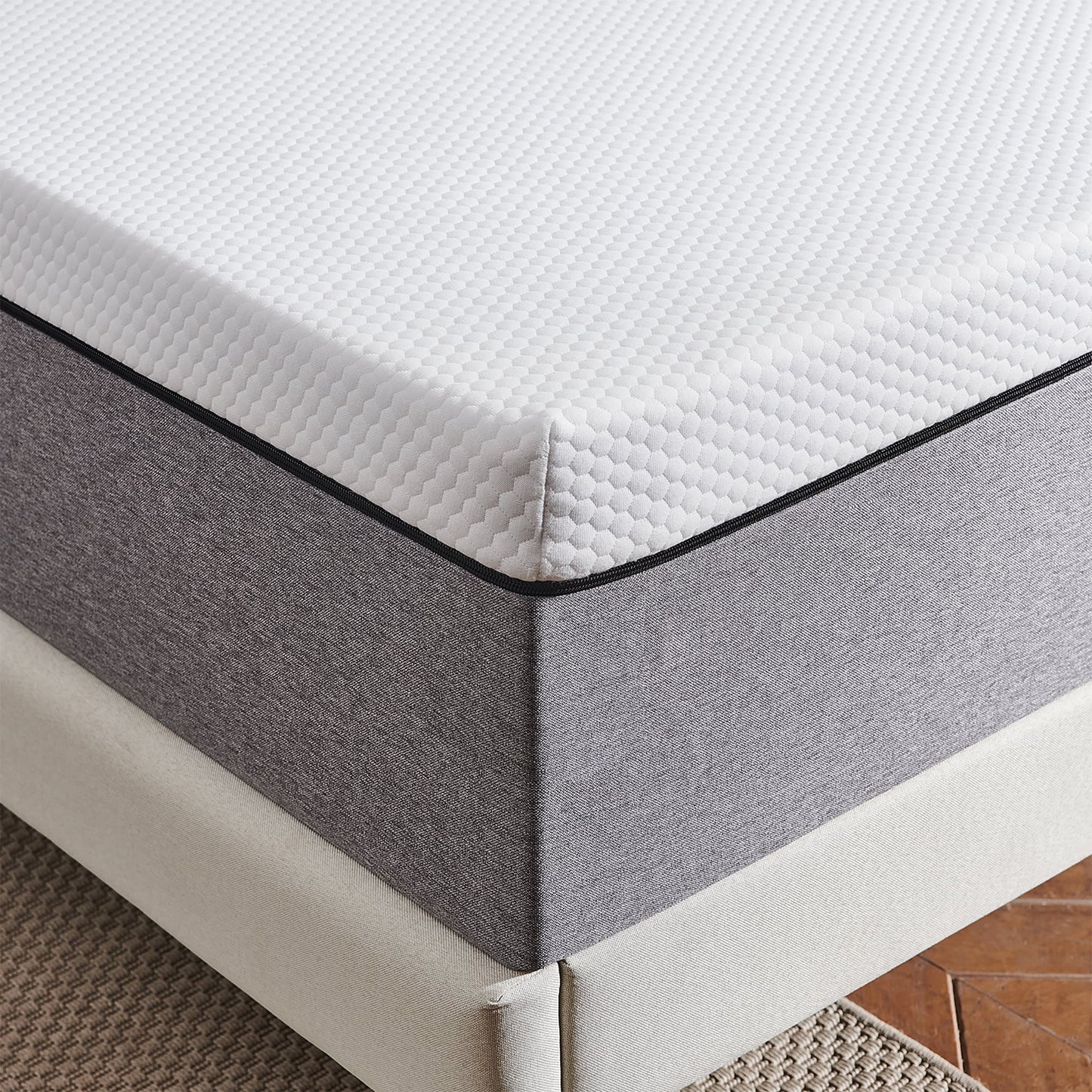 King Size Mattress, JIAVA 12" King Memory Foam Mattress in a Box, Medium