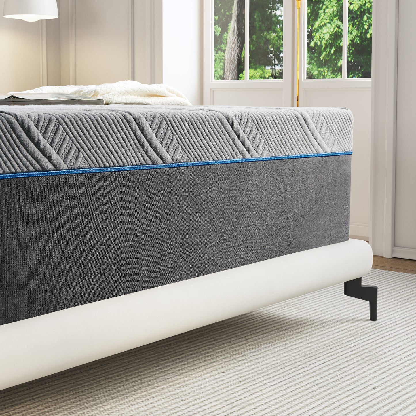 King Size Mattress, 14" Medium Soft Gel Memory Foam Mattress in a Box，King Mattress