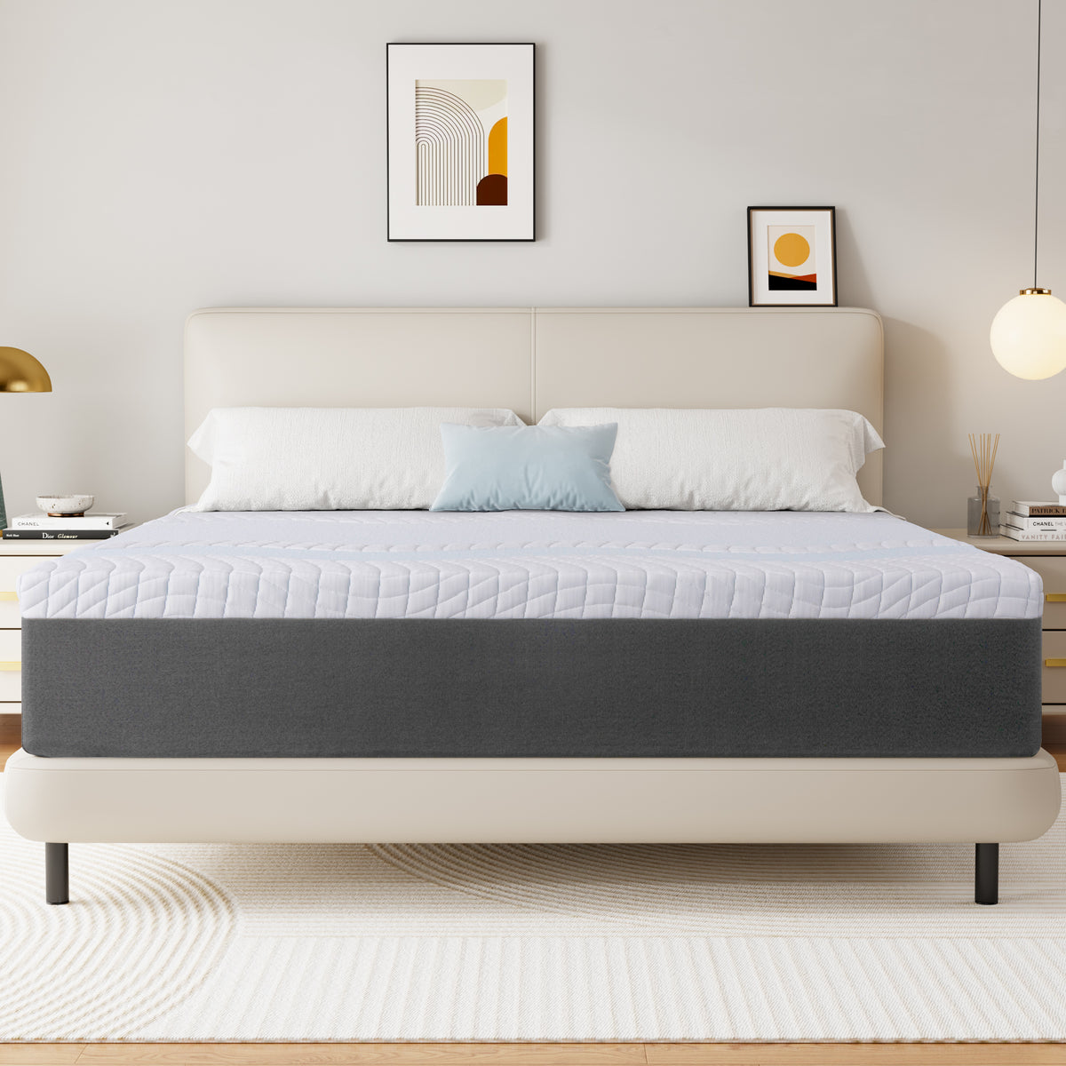 King Size Mattress, 12" King Size Memory Foam Mattress in a Box