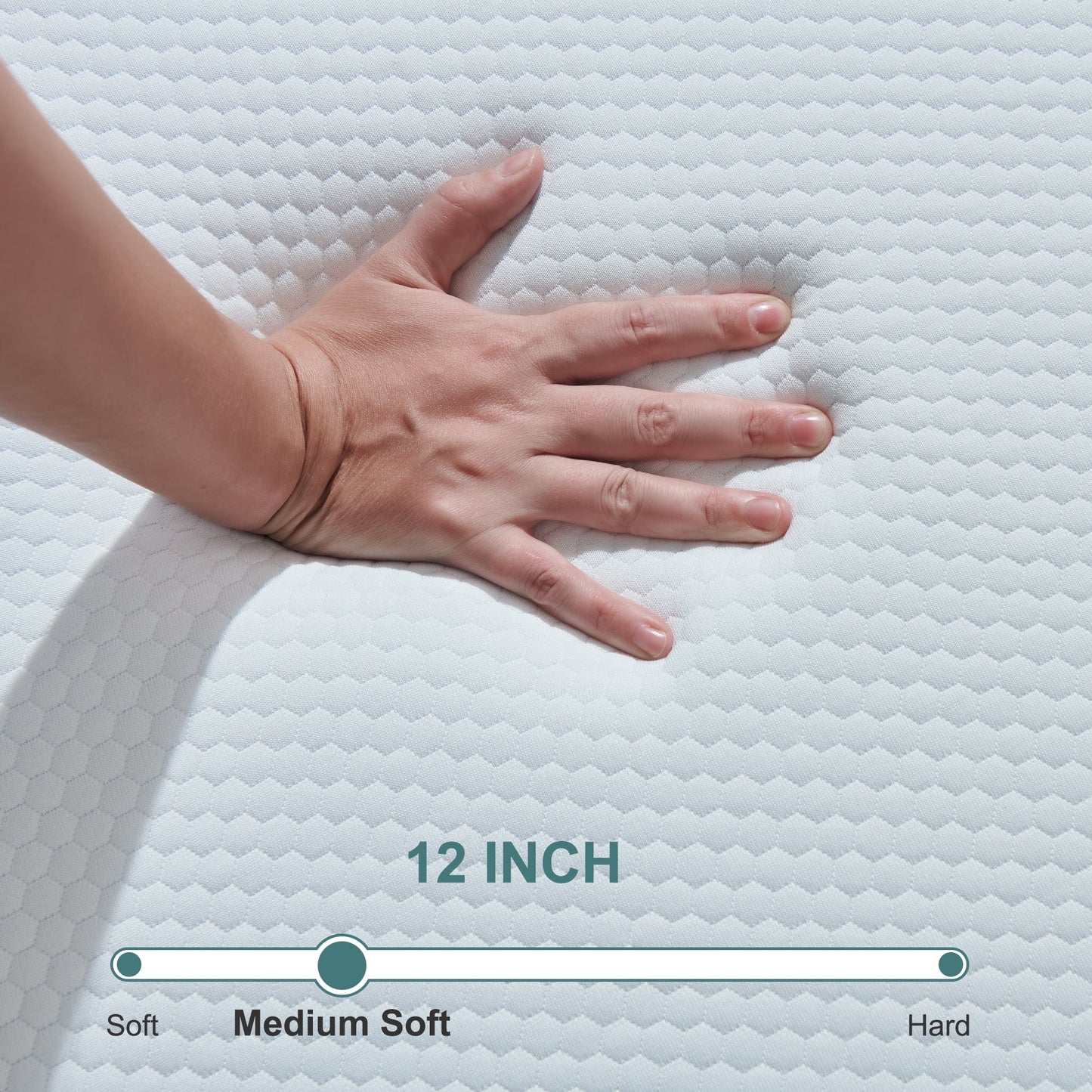 Hybrid Mattress Medium Firm Innerspring Mattress in a Box -NANB