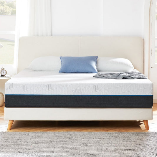King Size Mattress, FCCTO 12" King Memory Foam Mattress in a Box - LYYB