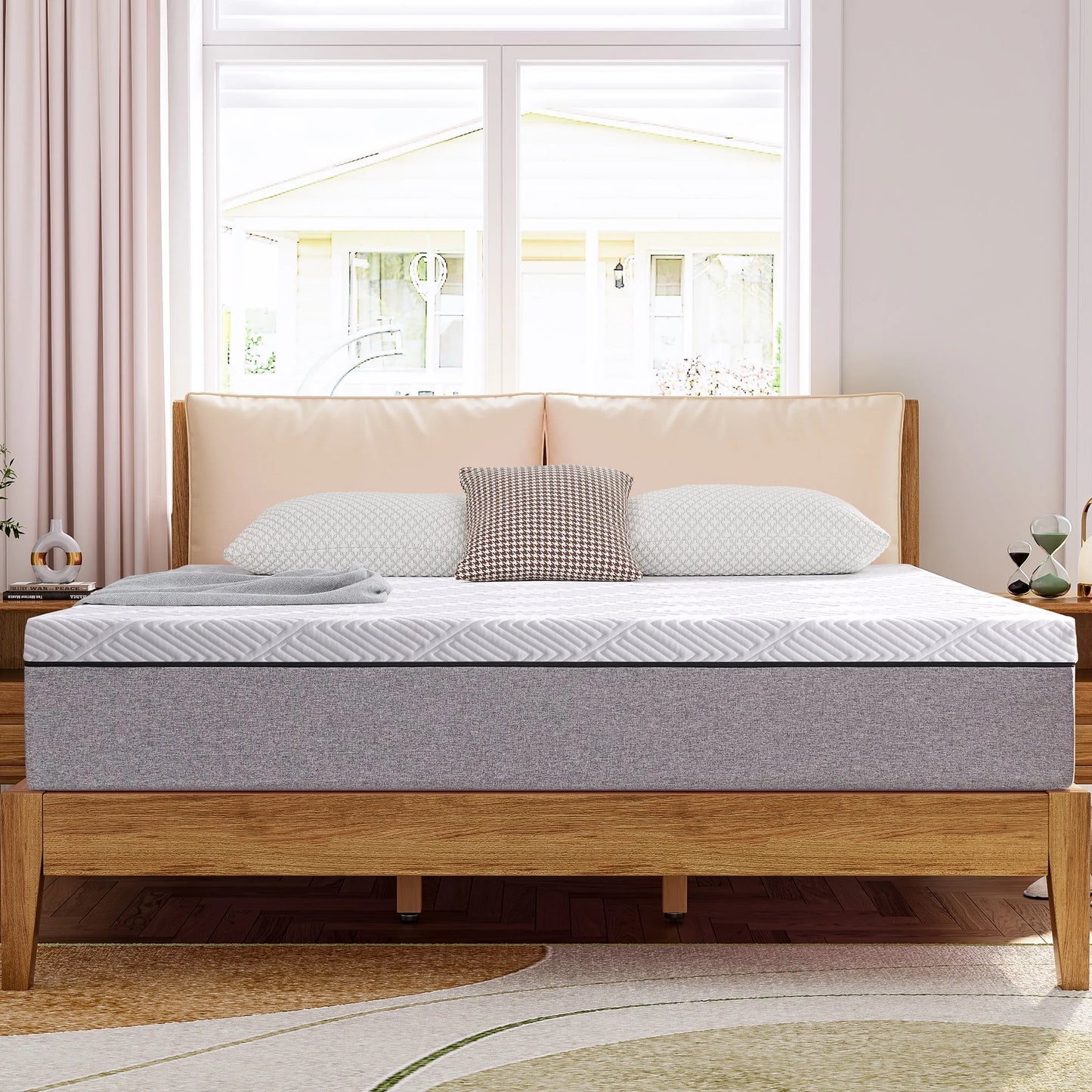 Full Mattress, JIAVA 12" Full Size Memory Foam Mattress in a Box - ZMC