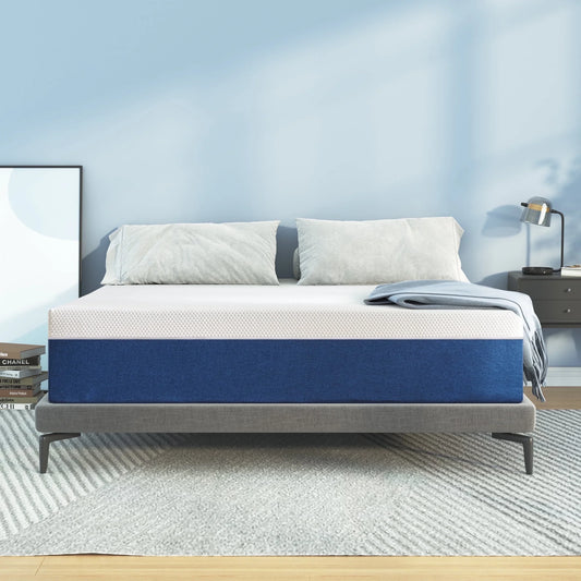 Full Size Mattress, JIAVA 10" Medium Gel Memory Foam Mattress in a Box, Adult - YDA