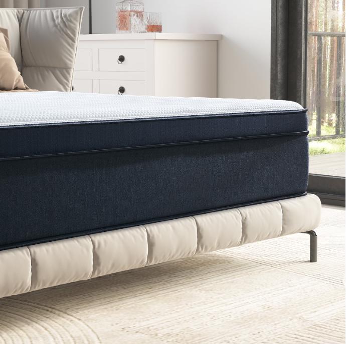 Full Size Mattress, JIAVA 12" Medium Hybrid Memory Foam Mattress in a Box, Full Mattress