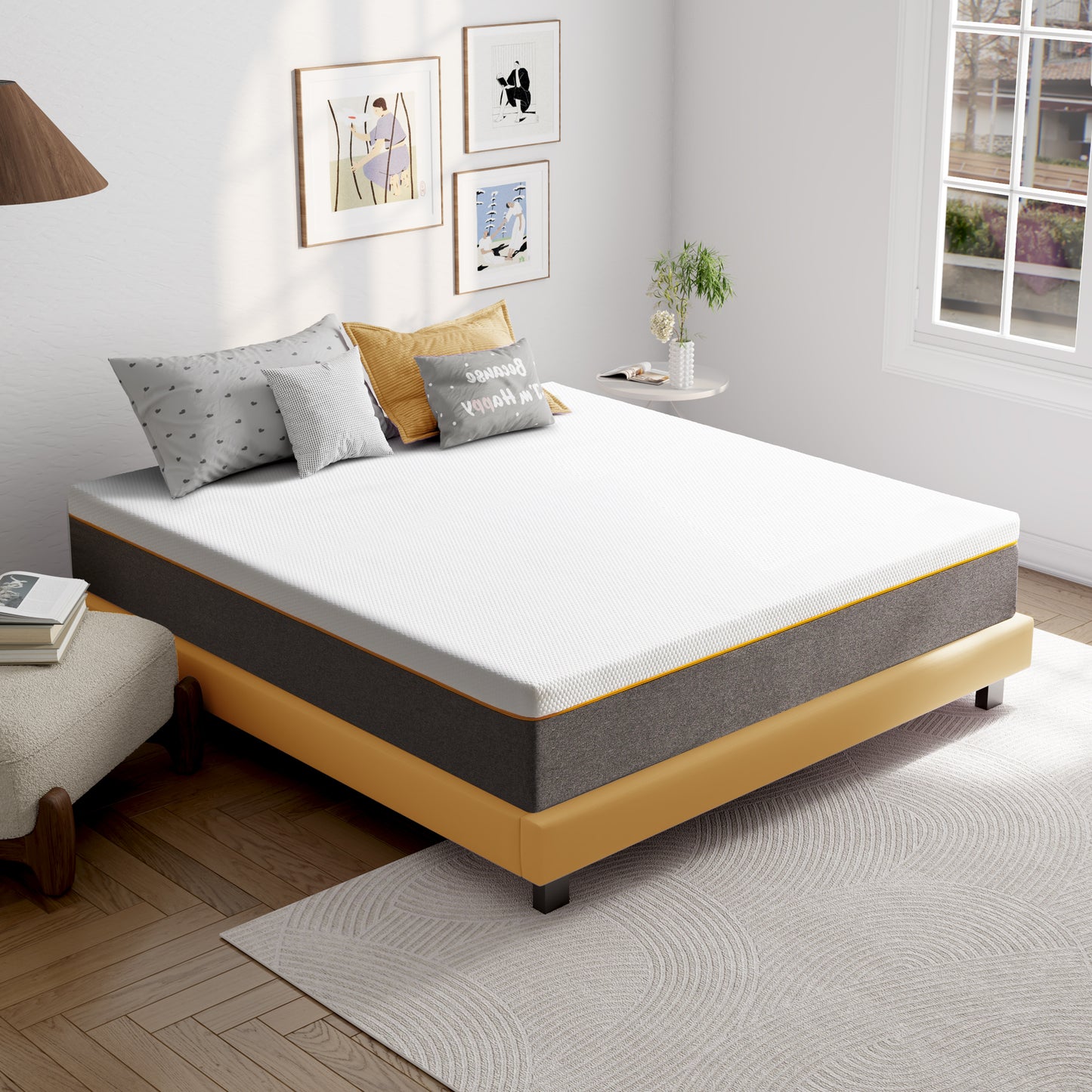 10" Full Size Mattress JIAVA Cooling and Comfortable Memory Foam Mattress