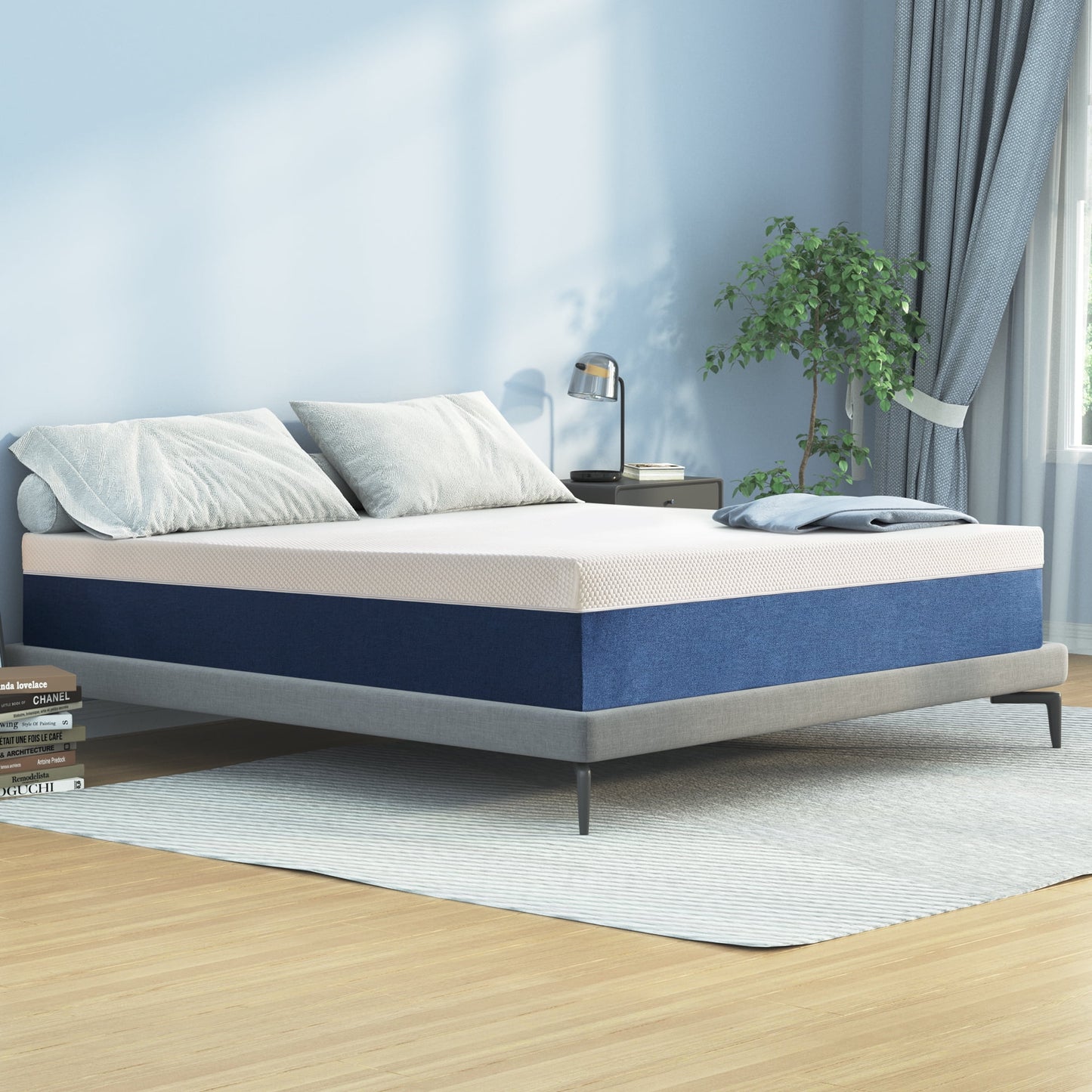 Full Size Mattress, JIAVA 10" Medium Gel Memory Foam Mattress in a Box, Adult - YDA