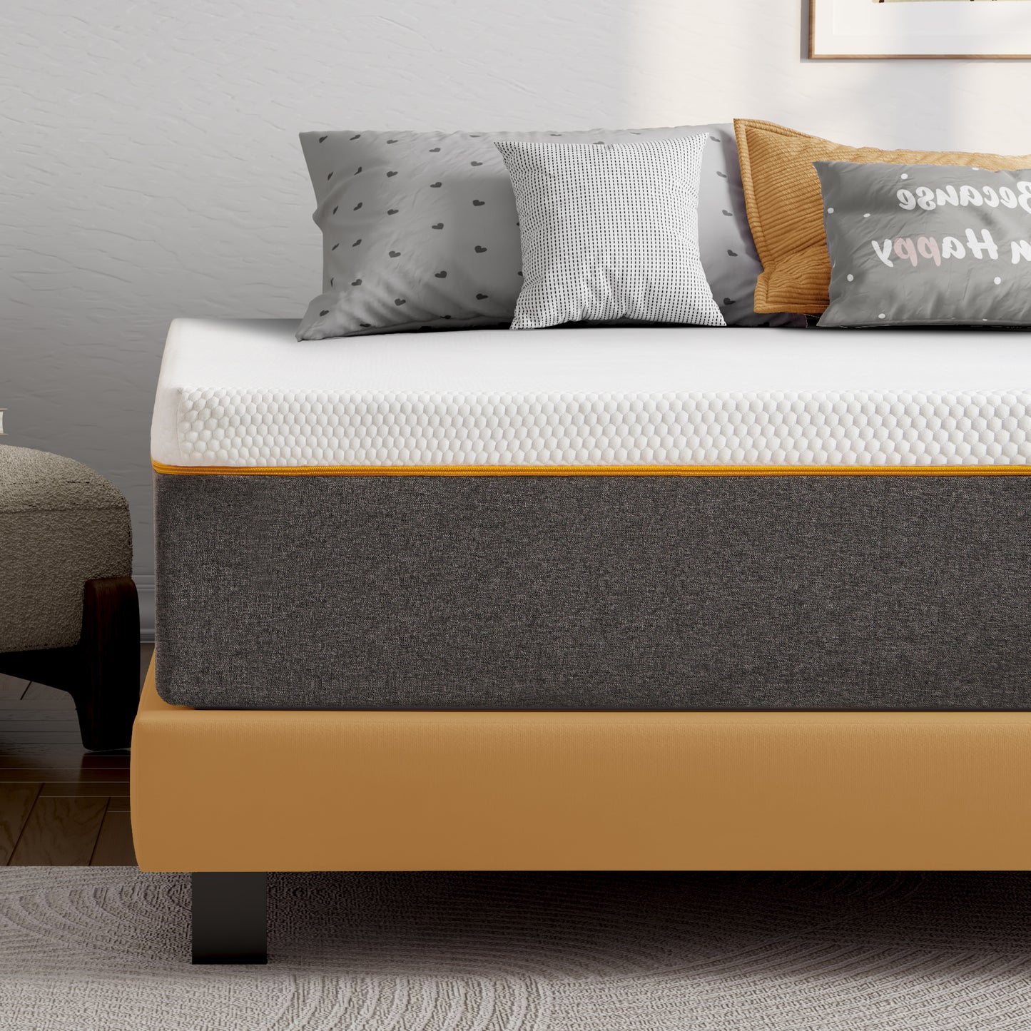 Full Size Mattress, JIAVA 12" Soft Memory Foam Mattress in a Box