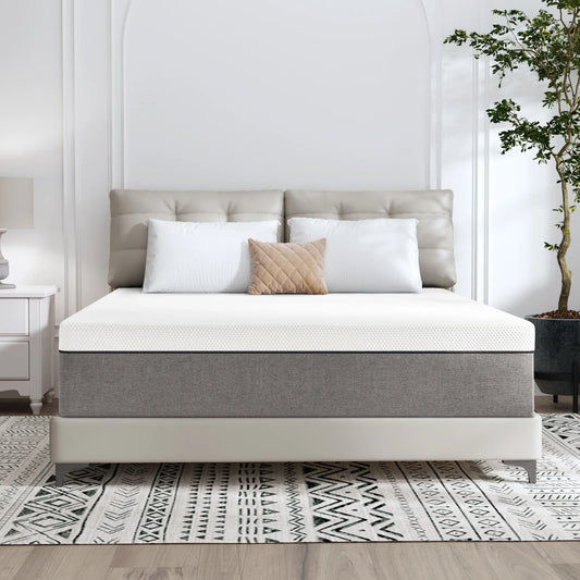 Queen Mattress, JIAVA 12" Queen Size Memory Foam Mattress in a Box, Medium