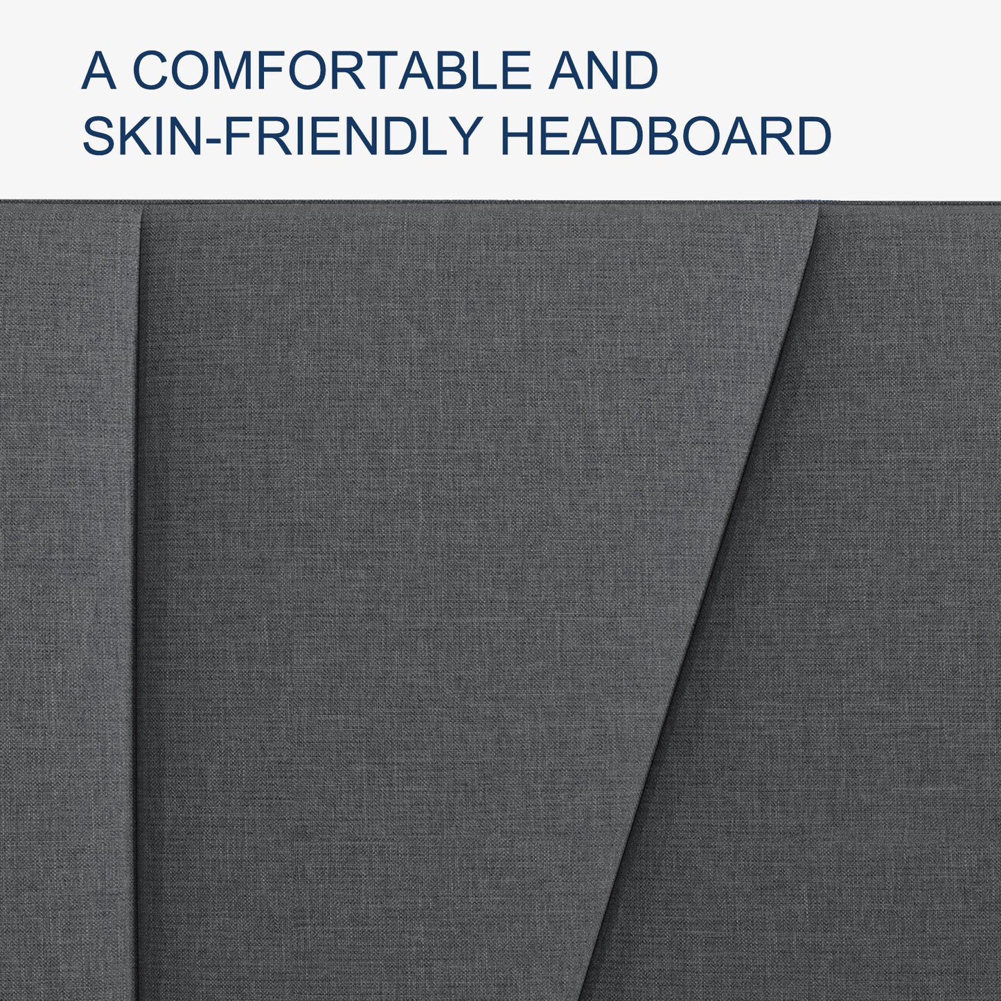 Platform Bed with Wingback Headboard - 6905