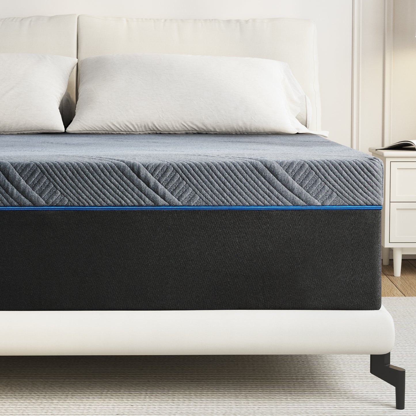 King Size Mattress, 14" Medium Soft Gel Memory Foam Mattress in a Box，King Mattress