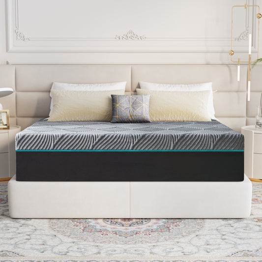 Full Size Mattress JIAVA 12" Soft Memory Foam Mattress Cool Gel