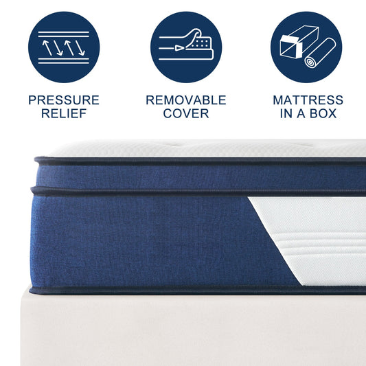 Memory Foam Individually Pocket Innerspring Mattress - YG
