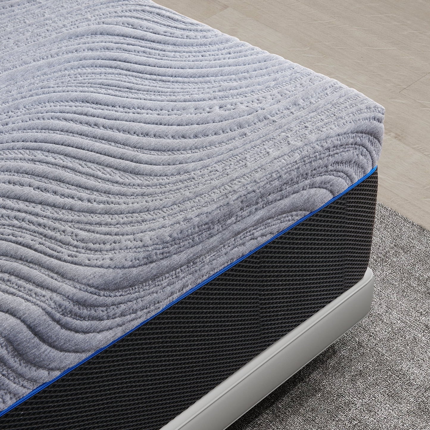 King Mattress, 14" King Size Memory Foam Mattress in a Box, Medium