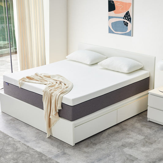 wuleitex ZMA Gel Memory Foam Mattress for Cool Sleep & Pressure Relief,Breathable Cover
